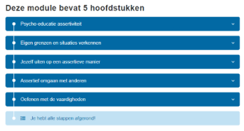 Kom voor jezelf op hoofdstukken