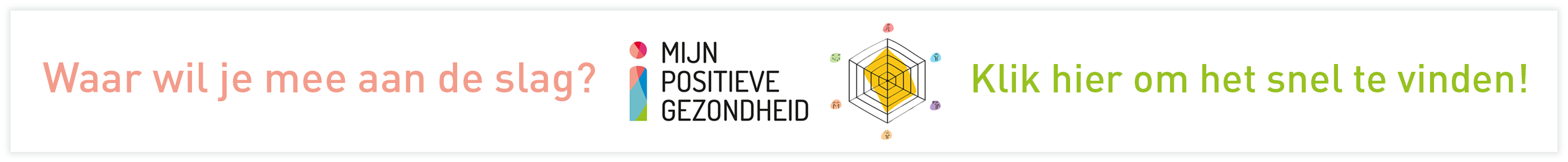 Keuzeknop naar de pagina Mijn Positieve Gezondheid